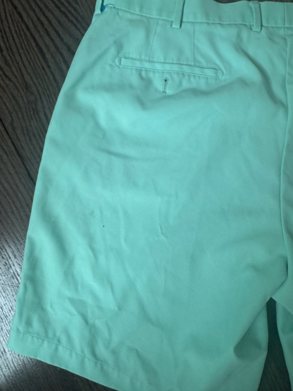 Peter Millar Mens Mint Green Wicking Performance Shorts Size 38 - Picture 6 of 10